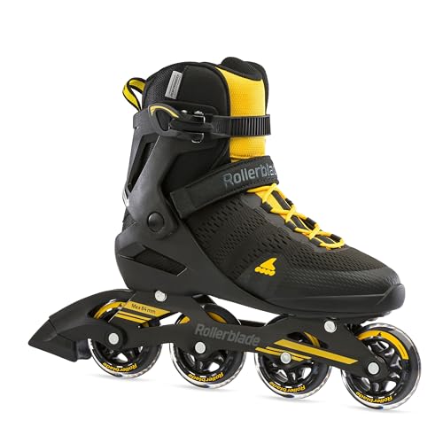 ROLLERBLADE Spark 80 Inline Skate 2022 Black/Saffron Yellow, 45.5 von Rollerblade