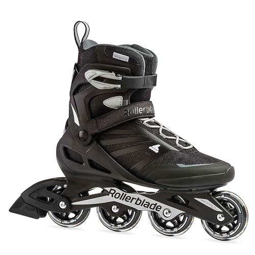 Rollerblade Herren Zetrablade Inlineskate, Black/Silver, 285 von Rollerblade