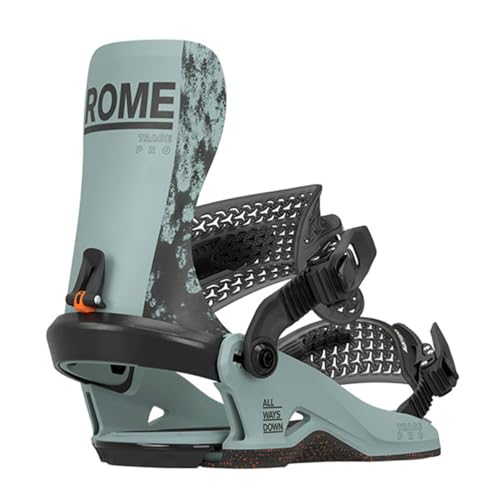 Rome Trace PRO Bindung 2025 Slate Grey/orange, L/XL von Rome Snowboards