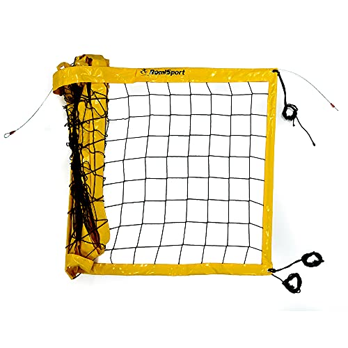 professionelles Netz für Beachvolleyball Volleyball 8.5m professionelles Netz zum Strandvolleyball Gelb Wetterfest Indoor Outdoor Garten Strand Sport professionelles Netz für Beachvolleyball Volleyball 8.5m professionelles Netz zum Strandvolleyball Gelb Wetterfest Indoor Outdoor Garten Strand Sport von RomiSport