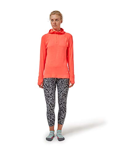 Ronhill Damen Life Seamless Hoodie Kapuzenpullover, Hot Coral Marl, 43990 Ronhill Damen Life Seamless Hoodie Kapuzenpullover, Hot Coral Marl, 43990 von Ronhill