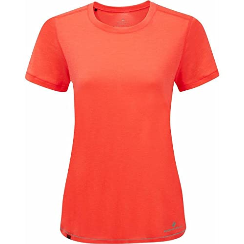 Ronhill Damen Life Tencel S/S Tee S/S Tee, Damen, S/S Tee, RH-005336, Hot Coral Marl, 38 von Ronhill