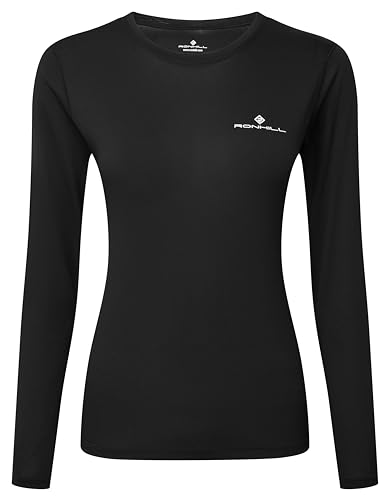 Ronhill Damen Standard Core L/S Tee, weiß, 16 von Ronhill