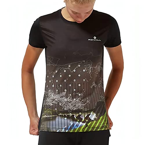 Ronhill Damen Tech Revive S/S Tee Tee, Damen, Tee, RH-005434, Schwarz/Weiß, 42 von Ronhill