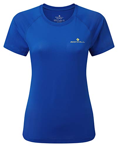 Ronhill Damen Tech S/S Tee S/S Tee, Azurite/Sun, 8 von Ronhill