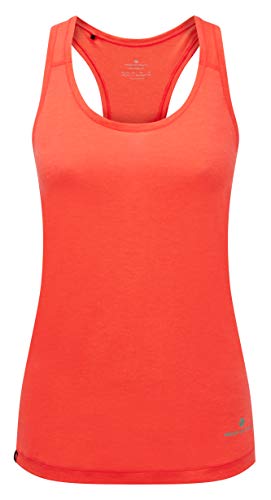 Ronhill Damen-Weste aus Tencel, Hot Coral Marl, Größe 38 von Ronhill