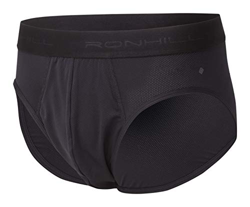 Ronhill Herren-Slip, komplett schwarz, Größe L von Ronhill