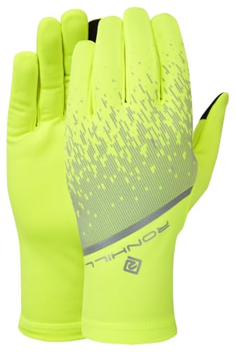 Ronhill Running, Reflect Handschuh, Fluo Yellow/Reflect, L von Ronhill