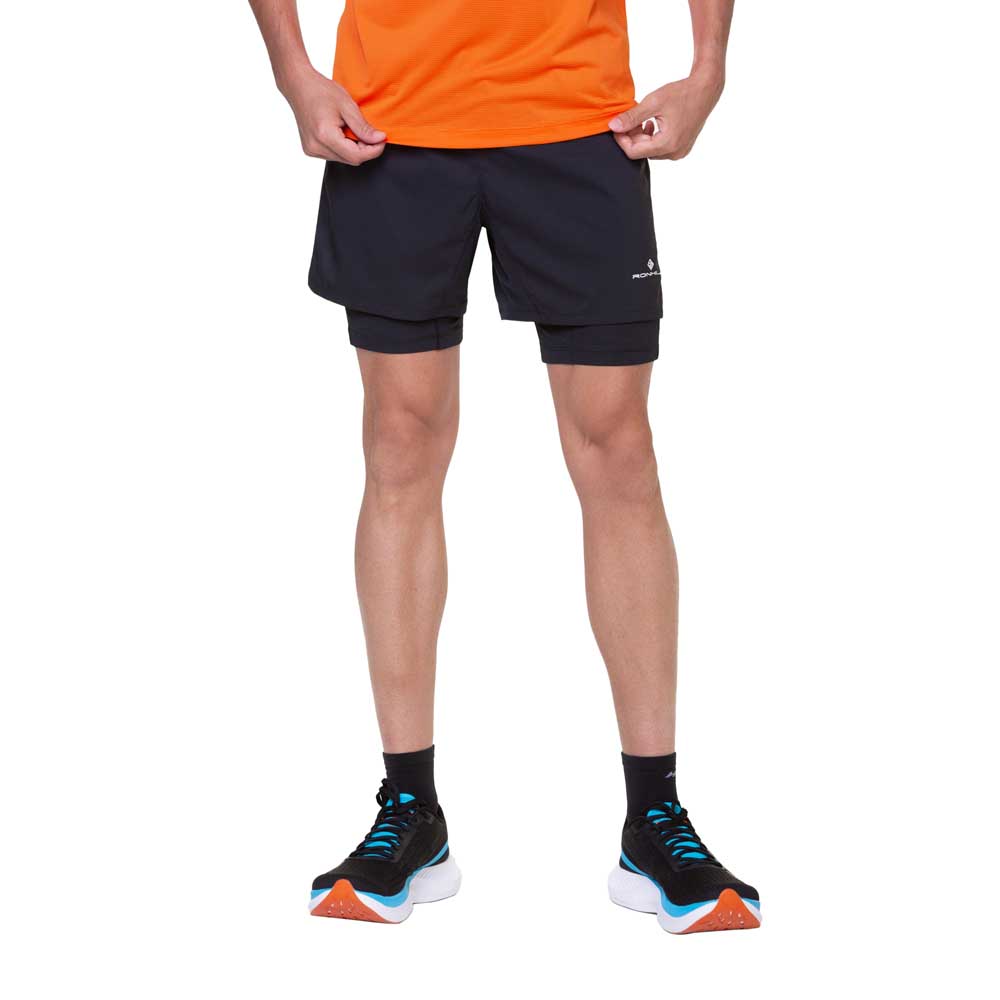 Ronhill Tech 5´´ Twin Shorts Schwarz M Mann Ronhill Tech 5´´ Twin Shorts Schwarz M Mann von Ronhill