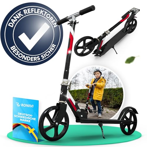 Ronivi NEU 2024 – Scooter für Kinder ab 5 Jahre [Extra Sicher] - Tretroller, Cityroller, Kinderscooter, Kinderroller, Roller Kinder 6 Jahre von Ronivi