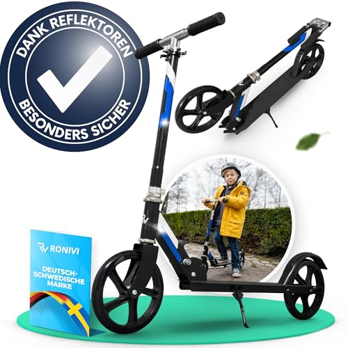 Ronivi NEU 2024 – Scooter für Kinder ab 5 Jahre [Extra Sicher] - Tretroller, Cityroller, Kinderscooter, Kinderroller, Roller Kinder 6 Jahre von Ronivi