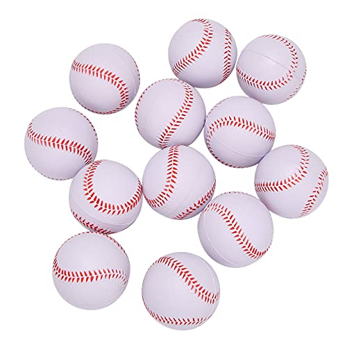 Ronlok Packung mit 12 Baseballbällen aus Schaumstoff, 9 Zoll (22,4 cm), für junge Erwachsene, Sportschlagball für das Training von von Ronlok