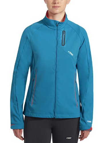 Rono Damen Lauf Fitnessjacke Delta Softshell Laufjacke, Blue Jewel, L Rono Damen Lauf Fitnessjacke Delta Softshell Laufjacke, Blue Jewel, L von Rono
