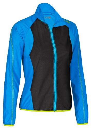 Rono Damen Laufjacke DA Light Hybrid Jacket, Blue Danube, XS, 1141740 von Rono