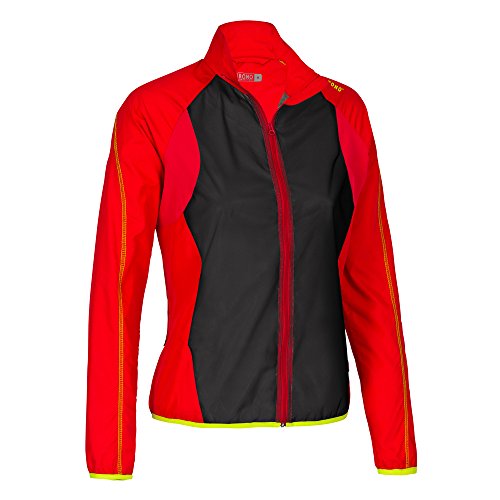 Rono Damen Laufjacke Light Hybrid, Fire, XL Rono Damen Laufjacke Light Hybrid, Fire, XL von Rono
