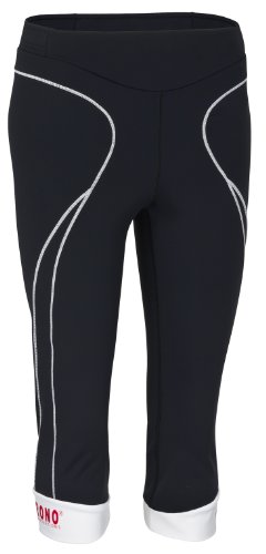 Rono Damen Pants Perform Knicker Short Tight, Black/White, XS Rono Damen Pants Perform Knicker Short Tight, Black/White, XS von Rono