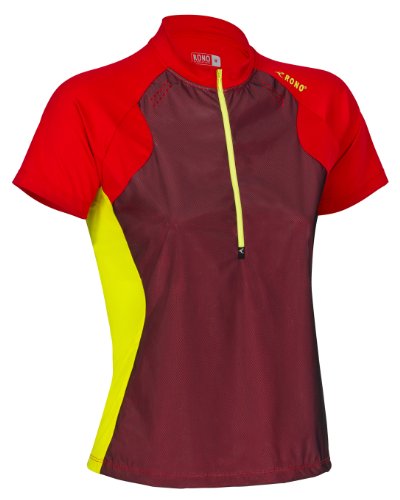 Rono Damen Shirt Zipneck X, Fire, M Rono Damen Shirt Zipneck X, Fire, M von Rono