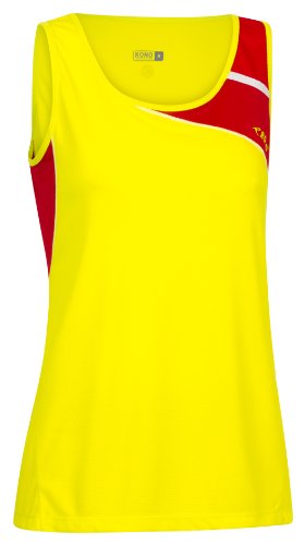 Rono Damen Singlet Dry Cool Shirt, Sulphur Spring, L Rono Damen Singlet Dry Cool Shirt, Sulphur Spring, L von Rono