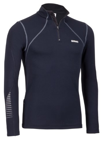 Rono Herren Shirt Zipneck Dry II, Black, XXL Rono Herren Shirt Zipneck Dry II, Black, XXL von Rono