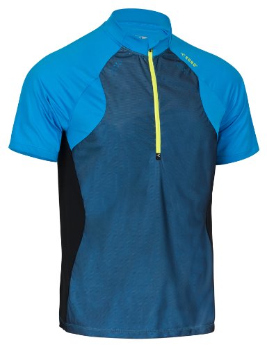 Rono Herren Shirt Zipneck X, Blue Danube, S Rono Herren Shirt Zipneck X, Blue Danube, S von Rono