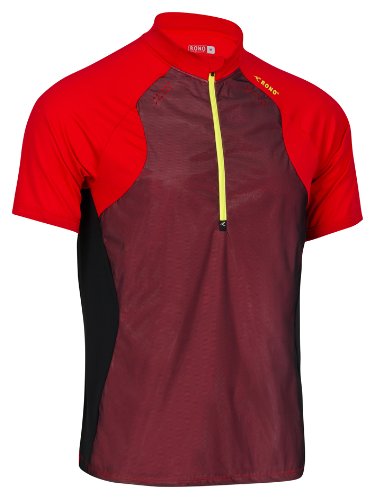 Rono Herren Shirt Zipneck X, Fire, S Rono Herren Shirt Zipneck X, Fire, S von Rono