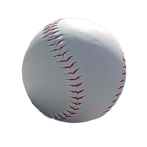 Ronyme 12 Zoll professioneller Baseball, Wettkampf-Baseball, Sport-Outdoor-Trainings-Baseball für Baseball-Fans, Anfänger, Männer, Frauen, Kinder, Weiß von Ronyme