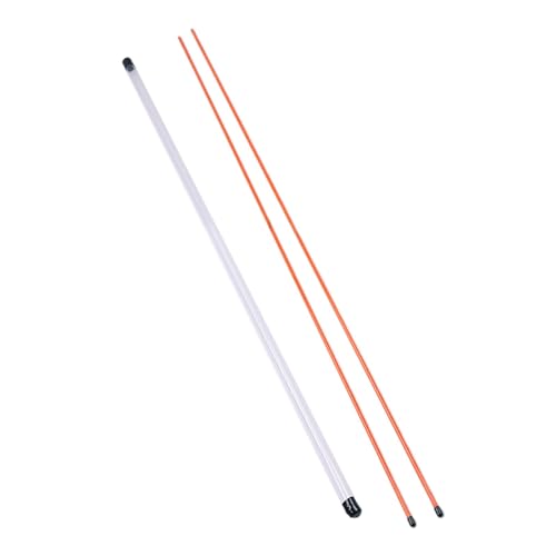 Ronyme 2 Stück Golf-Ausrichtungsstäbe mit durchsichtiger Röhrenhülle, Golf-Übungsstäbe zum Schwungüben beim Putten, Orange, 100CM Ronyme 2 Stück Golf-Ausrichtungsstäbe mit durchsichtiger Röhrenhülle, Golf-Übungsstäbe zum Schwungüben beim Putten, Orange, 100CM von Ronyme