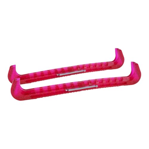 Ronyme 2 Stück Schlittschuhschoner, Schutz, Schutzhüllen, Kufenschoner, Kufenschoner für Eishockey-Schlittschuhe als Geschenk, Sport, Rosa von Ronyme