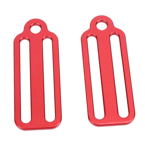 Ronyme 2Pcs Gewicht Gürtel Sliders Harness Seite Gürtel Gewicht Gürtel Halter für Wasser Sport Zubehör, Rot von Ronyme