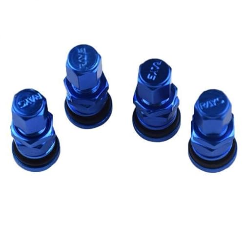 Ronyme 2X 4X Aluminium Bolt in Car Tubeless Wheel Tire Valve Stem with Dust Cap BlueAuto & Motorrad: Teile, Autoreifen & Felgen, Ventile!, Blau, 2 STK Ronyme 2X 4X Aluminium Bolt in Car Tubeless Wheel Tire Valve Stem with Dust Cap BlueAuto & Motorrad: Teile, Autoreifen & Felgen, Ventile!, Blau, 2 STK von Ronyme