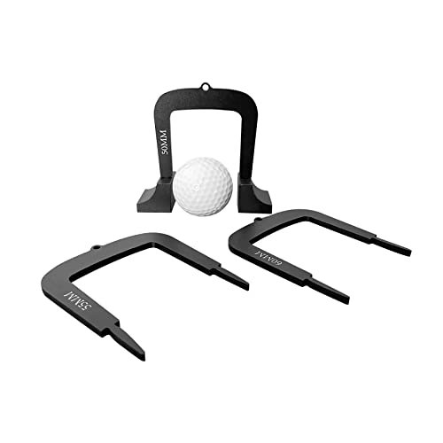 Ronyme 3 Stück Golf Putting Gates Putter Gates Aluminiumlegierung Putter Ziel Putter Ziel Präzisionsübungszubehör mit Basen Golfzubehör, 2 Basen Ronyme 3 Stück Golf Putting Gates Putter Gates Aluminiumlegierung Putter Ziel Putter Ziel Präzisionsübungszubehör mit Basen Golfzubehör, 2 Basen von Ronyme