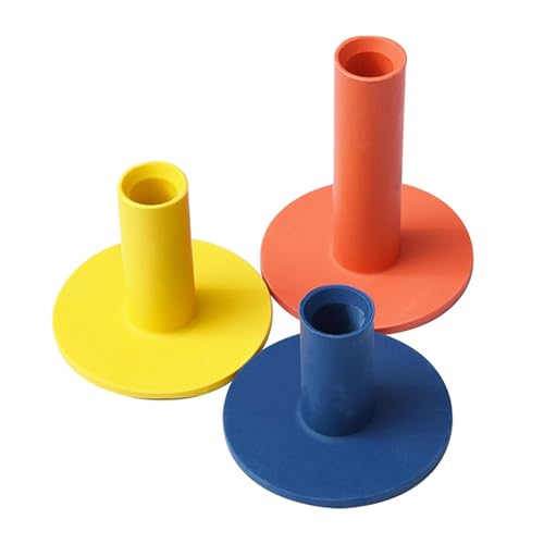 Ronyme 3-teiliges Golf-Tee aus Gummi, Park-Tee, Verschiedene Höhen, elastische Golf-Übungs-Tees, Golfballhalter für die Driving Range Ronyme 3-teiliges Golf-Tee aus Gummi, Park-Tee, Verschiedene Höhen, elastische Golf-Übungs-Tees, Golfballhalter für die Driving Range von Ronyme