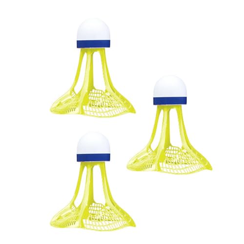 Ronyme 3X Winddicht Badminton Sport Training Badminton Federbälle Badminton Bälle für Alle Ebenen Spieler Übung Gymnasium Parks, Gelb Ronyme 3X Winddicht Badminton Sport Training Badminton Federbälle Badminton Bälle für Alle Ebenen Spieler Übung Gymnasium Parks, Gelb von Ronyme