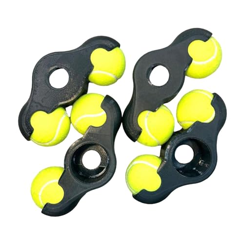 Ronyme 4X Indoor Snap Rocker Füße Adapter Tragbare Rocker Plate Bike Übung Stabile Stabilität Zubehör, mit Acht Bällen von Ronyme