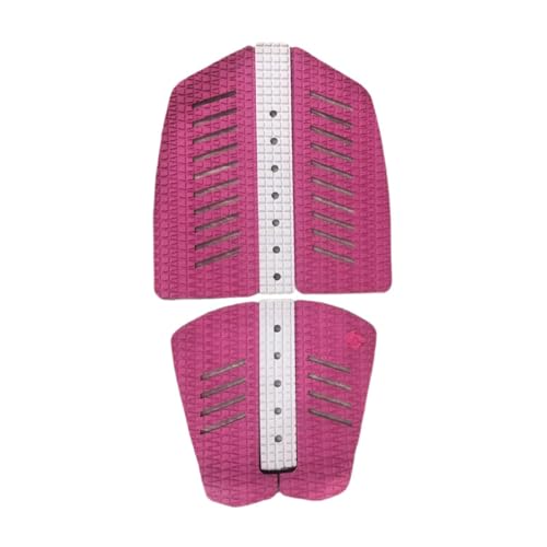 Ronyme 6X Surf Traction Pads Surfbrett Pads Eva Einstellbare Ferse Pad Zubehör Fuß Deck Grip Pad für Enthusiasten Surfbrett Surfen, Rosa von Ronyme