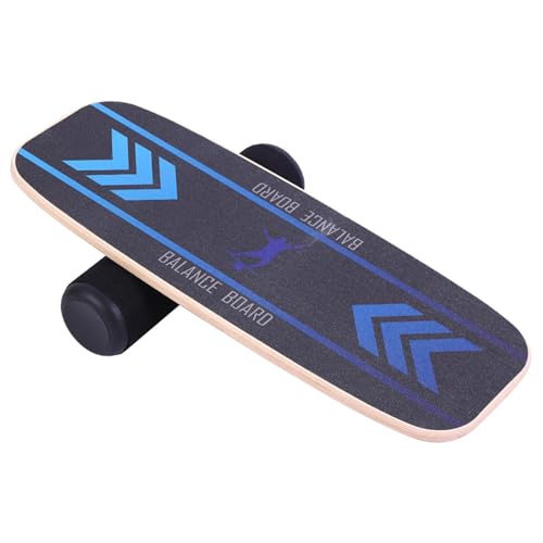 Ronyme Balance Board Surf Balance Board Rutschfeste Oberfläche Verbessern Sie das Gleichgewicht Wackelbrett Training für Skateboarding Snowboarding Hockey, blau A von Ronyme