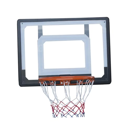 Ronyme Basketballkorb, Basketballkorb, für drinnen und draußen, einfach zu montierendes Backboard, Basketballspiele für die Tür, Außenwand, Jungen und, 81 cmx59 cm von Ronyme