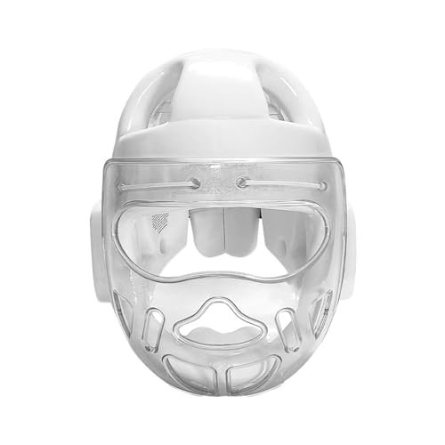 Ronyme Boxhelm Karate Kopfbedeckung Kopfschutz Maske Boxkopfbedeckung Schutz für Sparring Taekwondo Grappling, S von Ronyme