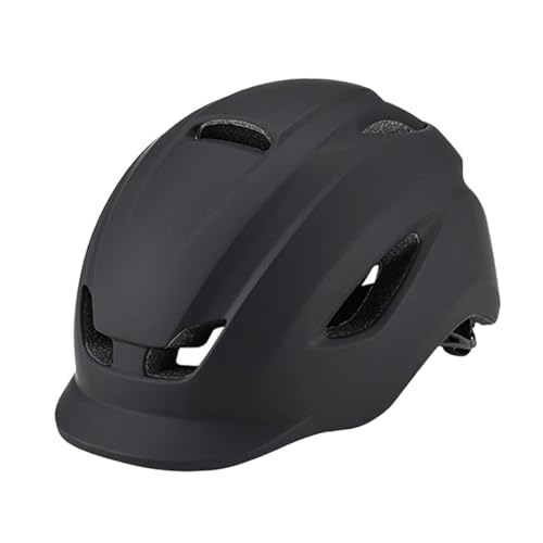 Fahrradhelm Fahrradhelm Bessere Dämpfung Rennradhelm Fahrradhelm für Männer Frauen Erwachsene Reiten Skateboard Outdoor, Schwarz von Ronyme