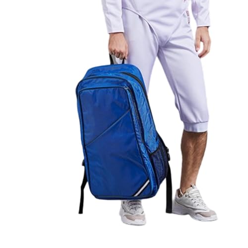 Ronyme Fechtrucksack Fechttasche Sport mit verstellbarem Gurt Praktisches Leichtgewicht mit Tragegriff Zuverlässige Zubehörtasche Handtasche, Blau von Ronyme