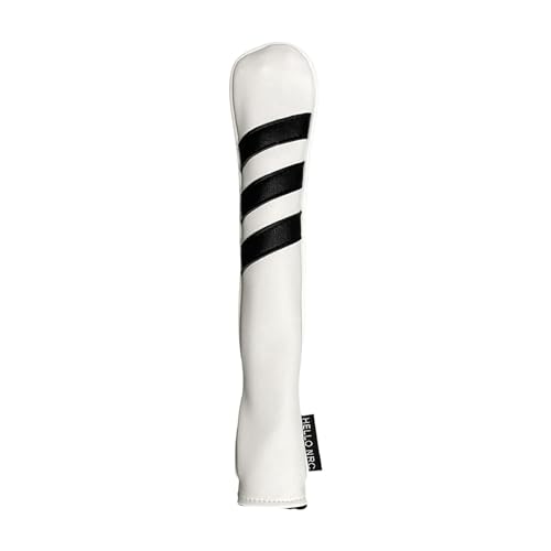 Ronyme Golf Alignment Stick Cover, Golf Indicator Rod Holder, PU Schutzhülle Golf Rod Protector für Swing Trainer, Weiß Ronyme Golf Alignment Stick Cover, Golf Indicator Rod Holder, PU Schutzhülle Golf Rod Protector für Swing Trainer, Weiß von Ronyme