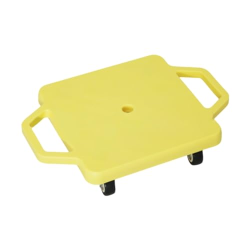 Ronyme Indoor Scooter Board mit Handles Sensory Training Early Education Square Floor Scooter für Indoor -Outdoor -Aktivitäten Home, Gelb Ronyme Indoor Scooter Board mit Handles Sensory Training Early Education Square Floor Scooter für Indoor -Outdoor -Aktivitäten Home, Gelb von Ronyme