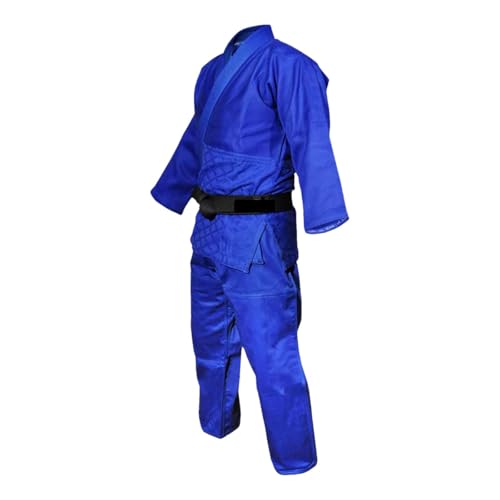 Ronyme Judo-Gi und -Hose mit Gürtel, atmungsaktiver Taekwondo-Uniformanzug für Judo-Sparring, Trainingswettkampf für Männer, 175cm, BLAU von Ronyme