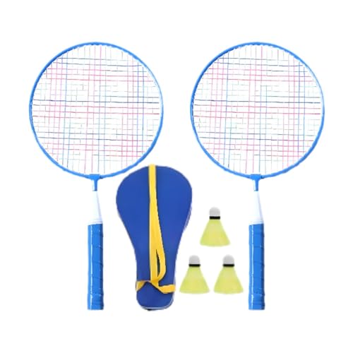 Ronyme Kinder Badminton Tennis Set Tennisschläger Geschenk Badmintonschläger Tennisschläger Set für Indoor Outdoor Anfänger Spieler, Blau von Ronyme