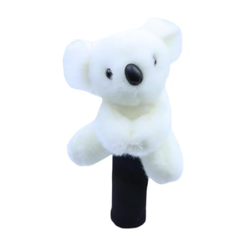 Ronyme Koala Golf Headcover Golfschlägerhülle für Driver Hybrid, Golfzubehör, Lustig, Golfgeschenk, Süß, Leicht, Plüsch, Lieblich, Weiß Ronyme Koala Golf Headcover Golfschlägerhülle für Driver Hybrid, Golfzubehör, Lustig, Golfgeschenk, Süß, Leicht, Plüsch, Lieblich, Weiß von Ronyme