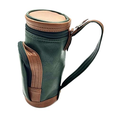 Ronyme Leichte Golf-Tee-Tasche, Aufbewahrungstasche aus PU- für Golftaschen, Mehrzweck-Aufbewahrungstasche, Golf-Tee-Halter, tragbares Geschenk für den von Ronyme