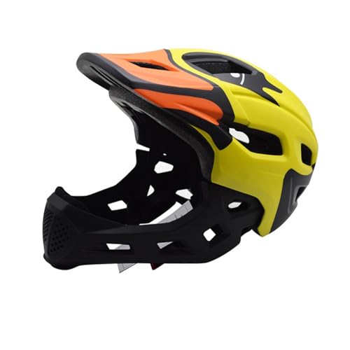 Ronyme Mountainbike Helm Helme Belüftung Atmungsaktiv Schutz Abnehmbarer Bequemer Fahrradhelm Fahrradhelm, Gelb von Ronyme