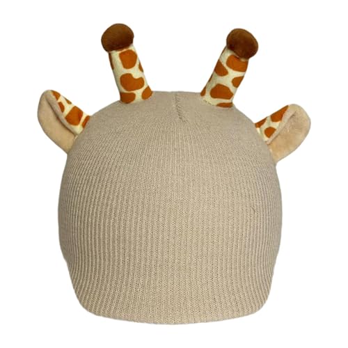 Ronyme Skihelmbezug mit Giraffen-Motiv, Schneemotiv, Skihelmbezug, vielseitig einsetzbar, zuverlässiges Geschenk, entzückende Skihelm-Dekoration, Helmzubehör von Ronyme