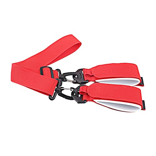 Ronyme Skiträgergurt Skigurt Verstellbarer Nylon-Schulterträger Lash Snowboard-Tragegurt für Skateboard-Skizubehör, Rot Ronyme Skiträgergurt Skigurt Verstellbarer Nylon-Schulterträger Lash Snowboard-Tragegurt für Skateboard-Skizubehör, Rot von Ronyme