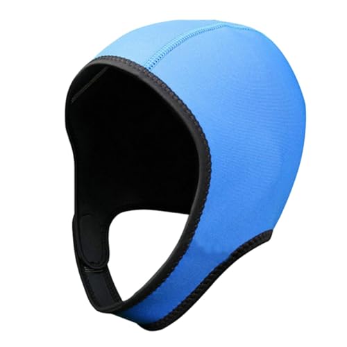 Ronyme Tauchhaube Badekappe 3 mm Neopren Tauchanzug Haube Kopfbedeckung Tauchhaube Bademütze für Winterschnorcheln Schwimmen, Blau Ronyme Tauchhaube Badekappe 3 mm Neopren Tauchanzug Haube Kopfbedeckung Tauchhaube Bademütze für Winterschnorcheln Schwimmen, Blau von Ronyme